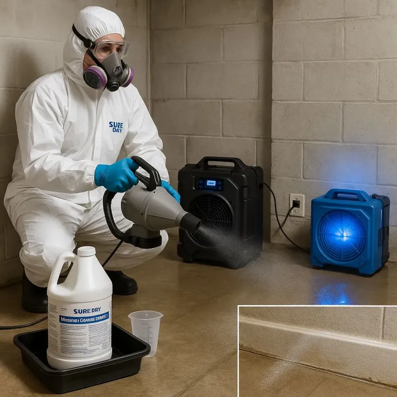 Sanitization and Odor Removal process in Hampton, NJ