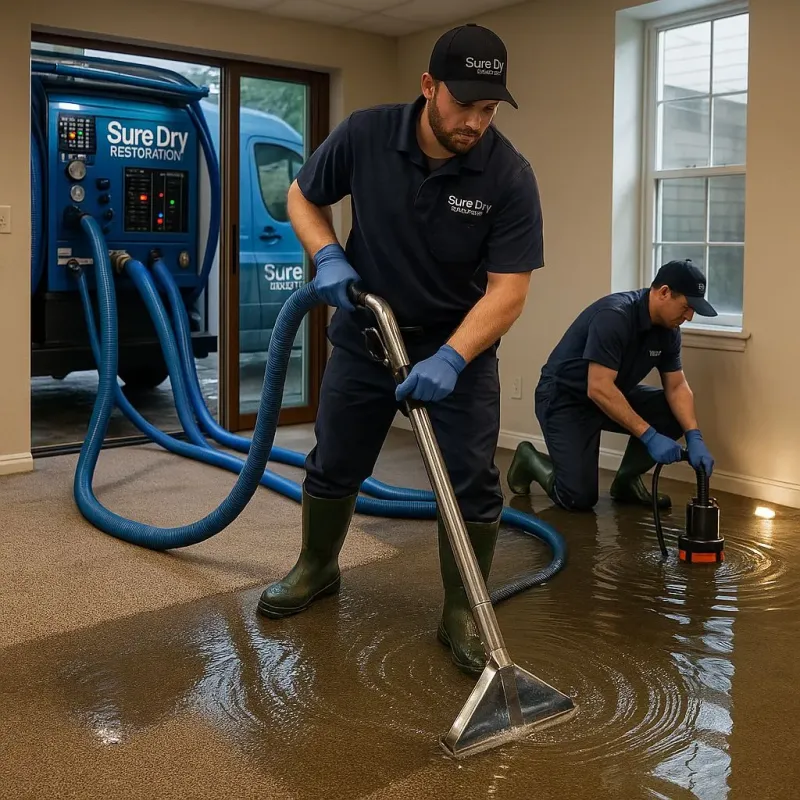 Water Extraction and Removal process in Hampton, NJ